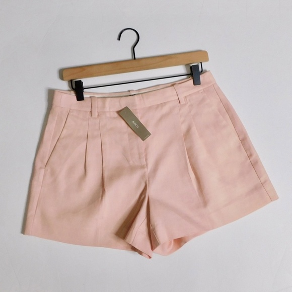 NWT!! J. CREW Lucia Short Stretch Linen Blend Ballet Slipper Pink Shorts Size 4 - Picture 3 of 16